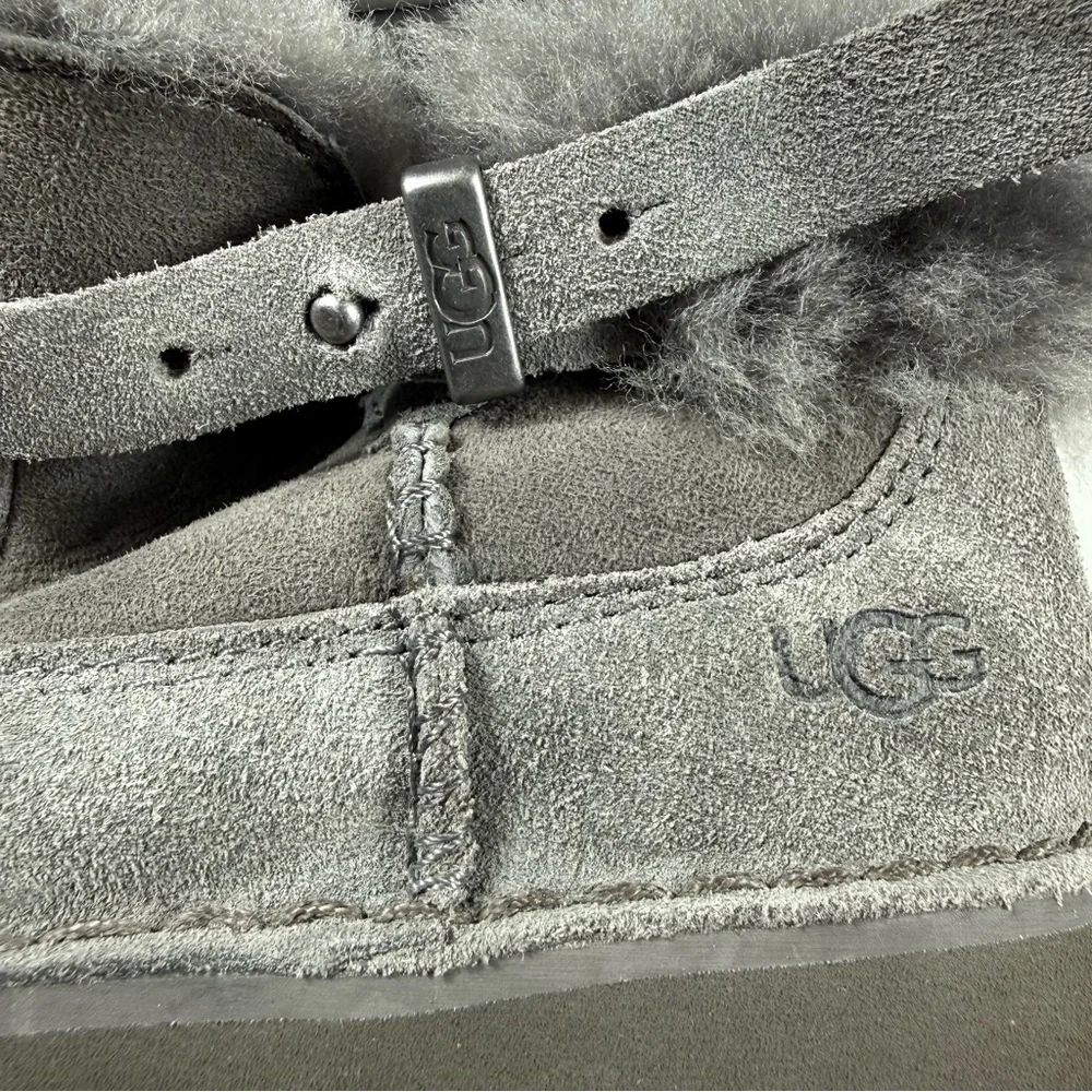 UGG Elisa Suede Sheepskin lined booties, 7
